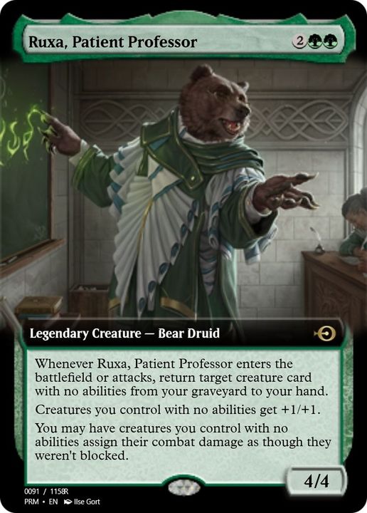 Ruxa, Patient Professor in the group Magic the Gathering / Types / Colors / Green at Proxyprinters.com (35642)