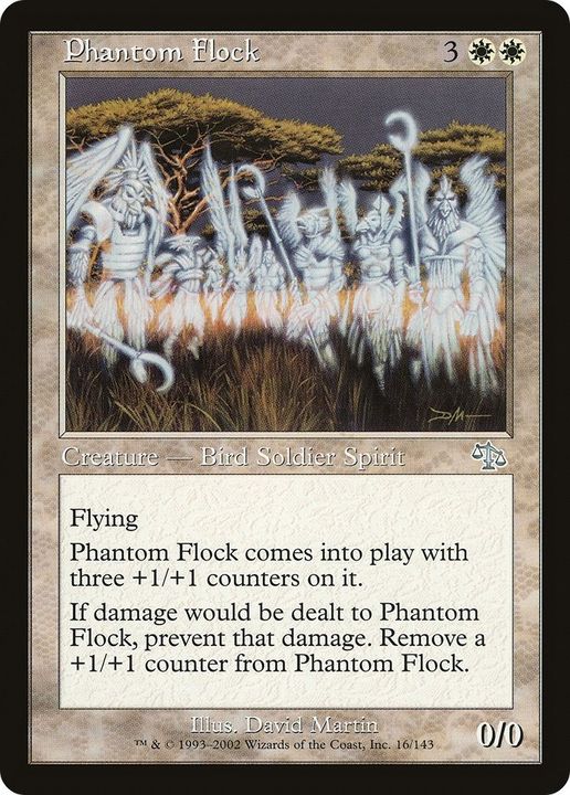 Phantom Flock in the group Magic the Gathering / Types / Colors / White at Proxyprinters.com (35646)