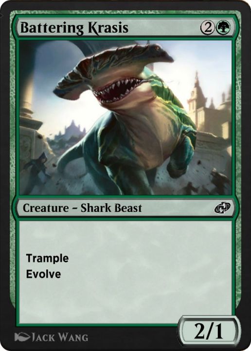 Battering Krasis in the group Magic the Gathering / Types / Colors / Green at Proxyprinters.com (35653)