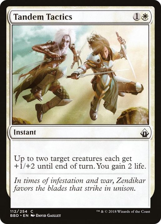 Tandem Tactics in the group Magic the Gathering / Types / Colors / White at Proxyprinters.com (35661)