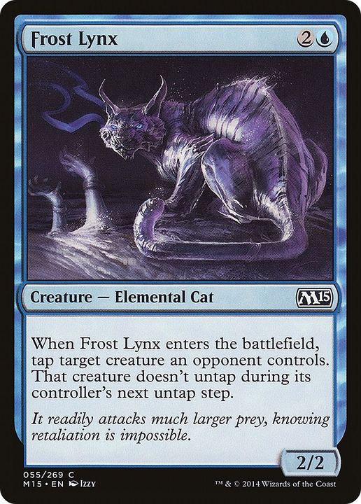 Frost Lynx in the group Magic the Gathering / Types / Colors / Blue at Proxyprinters.com (35677)