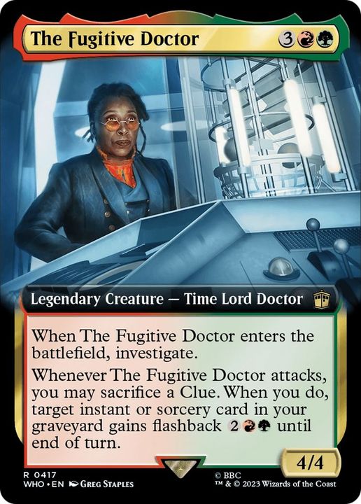 The Fugitive Doctor in the group Magic the Gathering / Types / Colors / Multicolors / G, R at Proxyprinters.com (35696)