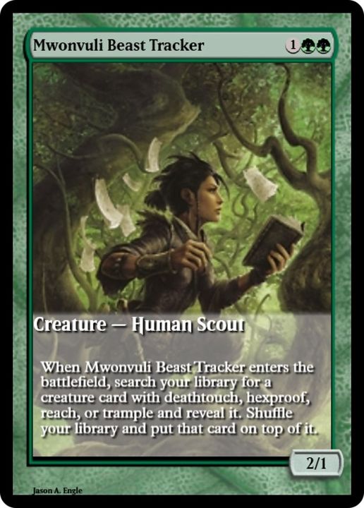 Mwonvuli Beast Tracker in the group Magic the Gathering / Sets / Magic Origins Clash Pack at Proxyprinters.com (35707)