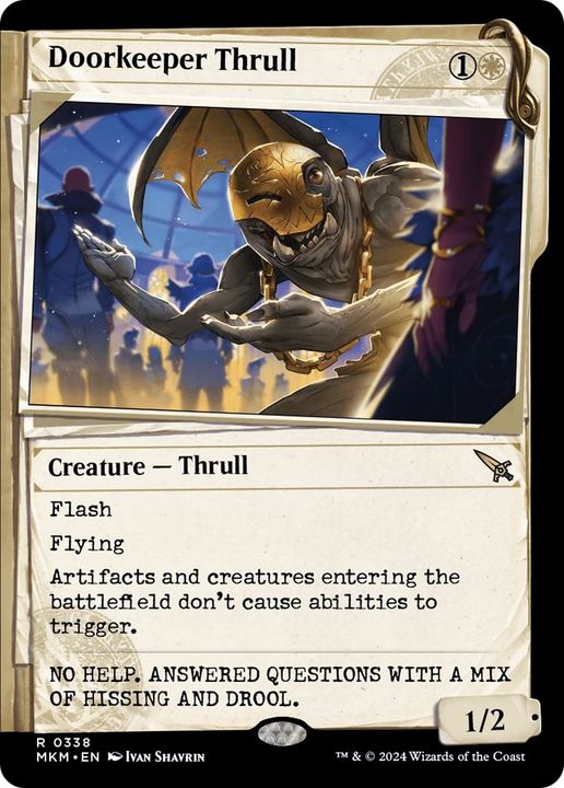 Doorkeeper Thrull in the group Magic the Gathering / Types / Colors / White at Proxyprinters.com (35761)