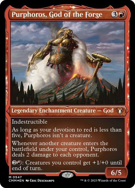 Purphoros, God of the Forge in the group Magic the Gathering / Sets / Commander Masters at Proxyprinters.com (35764)