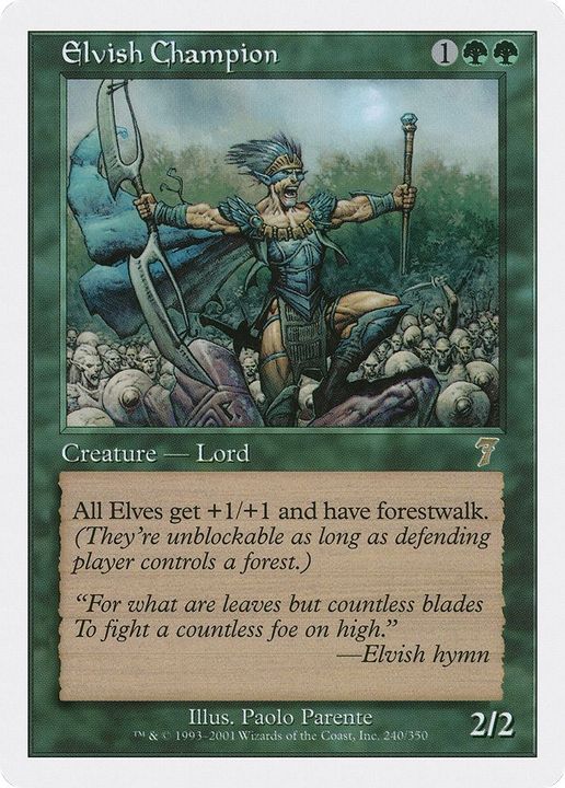 Elvish Champion in the group Magic the Gathering / Types / Creatures / Elf at Proxyprinters.com (35766)