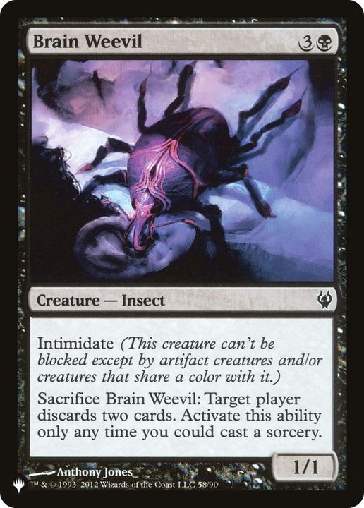 Brain Weevil in the group Magic the Gathering / Sets / The List at Proxyprinters.com (35771)