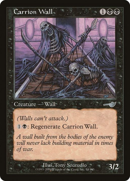 Carrion Wall in the group Magic the Gathering / Types / Colors / Black at Proxyprinters.com (35777)