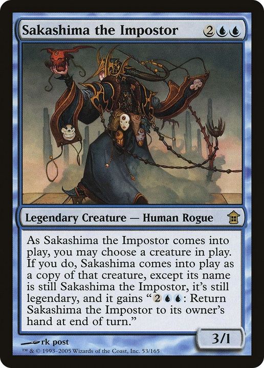 Sakashima the Impostor in the group Magic the Gathering / Types / Creatures / Human at Proxyprinters.com (35784)