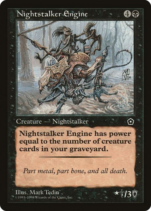 Nightstalker Engine in the group Magic the Gathering / Types / Colors / Black at Proxyprinters.com (35795)