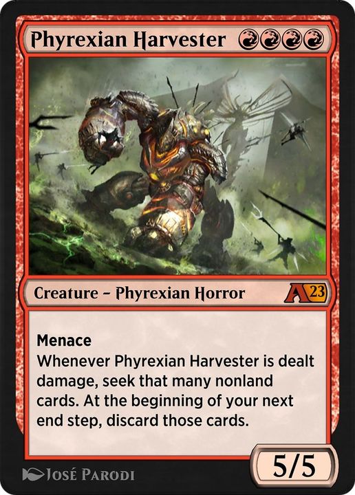 Phyrexian Harvester in the group Magic the Gathering / Types / Colors / Red at Proxyprinters.com (35810)