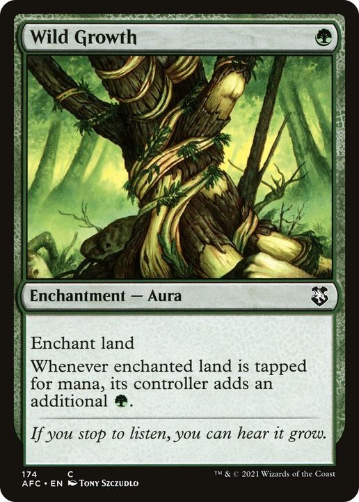 Wild Growth in the group Magic the Gathering / Types / Colors / Green at Proxyprinters.com (35815)