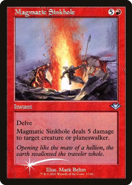 Magmatic Sinkhole in the group Magic the Gathering / Types / Colors / Red at Proxyprinters.com (35832)