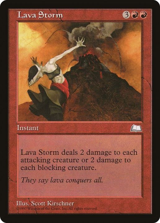 Lava Storm in the group Magic the Gathering / Sets / Welcome Deck 2016 at Proxyprinters.com (35838)