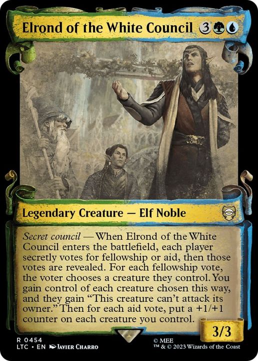 Elrond of the White Council in the group Magic the Gathering / Types / Colors / Multicolors / G, U at Proxyprinters.com (35855)