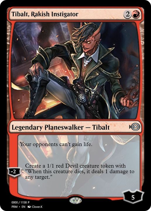 Tibalt, Rakish Instigator in the group Magic the Gathering / Sets / Magic Origins Clash Pack at Proxyprinters.com (3586)