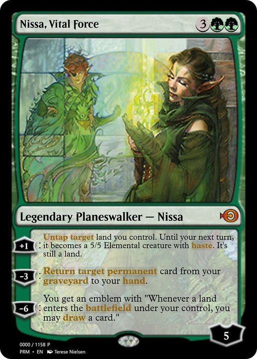 Nissa, Vital Force in the group Magic the Gathering / Types / Colors / Green at Proxyprinters.com (35864)