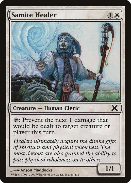 Samite Healer in the group Magic the Gathering / Types / Creatures / Human at Proxyprinters.com (35887)