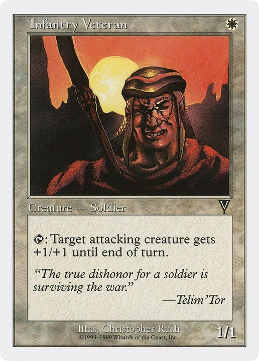 Infantry Veteran in the group Magic the Gathering / Sets / Battle for Baldur's Gate Promos at Proxyprinters.com (35901)