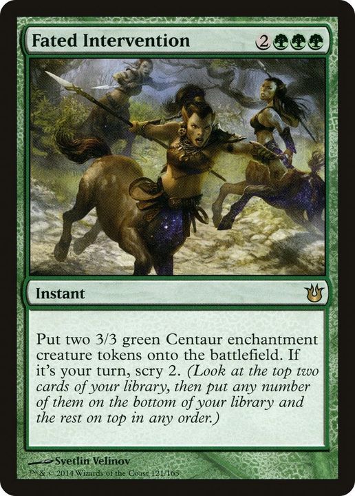 Fated Intervention in the group Magic the Gathering / Sets / Born of the Gods at Proxyprinters.com (35905)