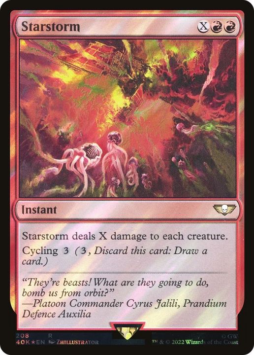 Starstorm in the group Magic the Gathering / Types / Colors / Red at Proxyprinters.com (35908)