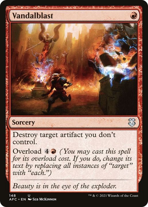 Vandalblast in the group Magic the Gathering / Types / Colors / Red at Proxyprinters.com (35919)