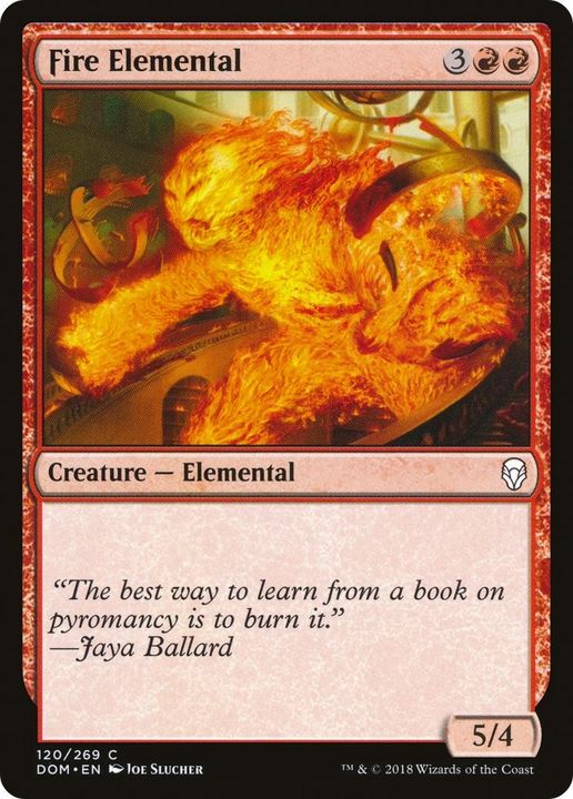 Fire Elemental in the group Magic the Gathering / Sets / Dominaria at Proxyprinters.com (35931)