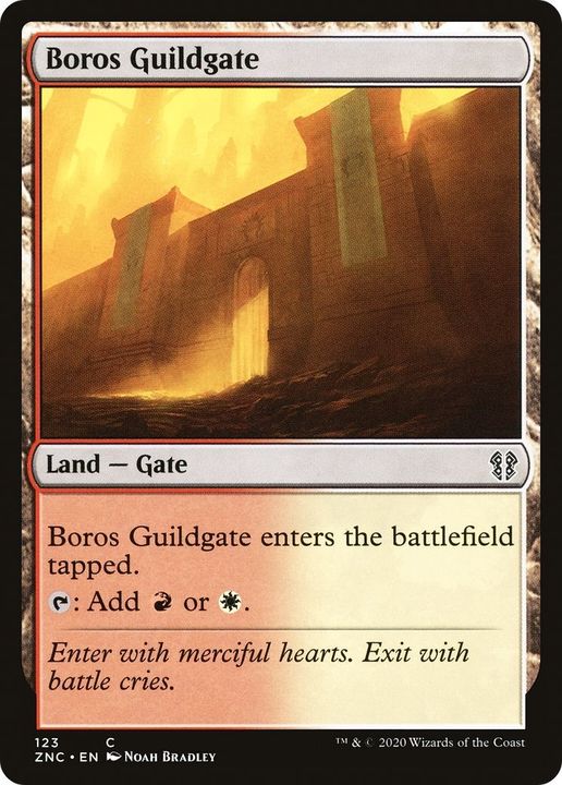 Boros Guildgate in the group Magic the Gathering / Sets / Zendikar Rising Commander at Proxyprinters.com (35951)