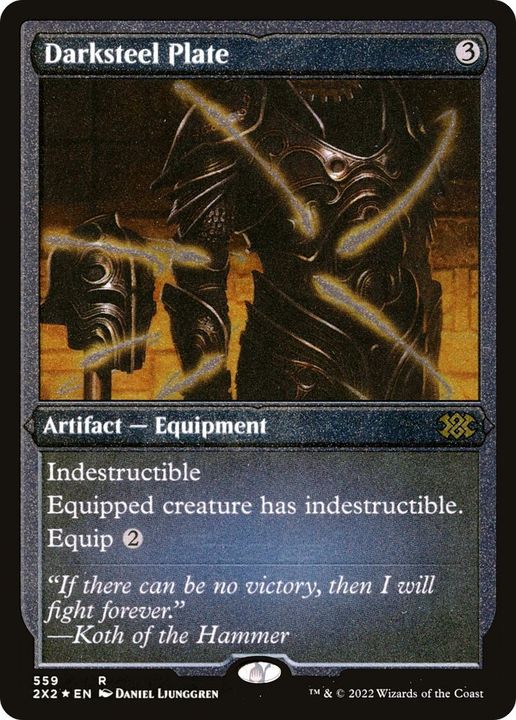 Darksteel Plate in the group Magic the Gathering / Types / Artifacts / Artifact at Proxyprinters.com (35952)