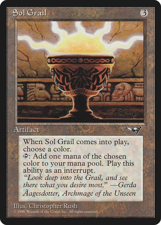 Sol Grail in the group Magic the Gathering / Types / Artifacts / Artifact at Proxyprinters.com (35970)