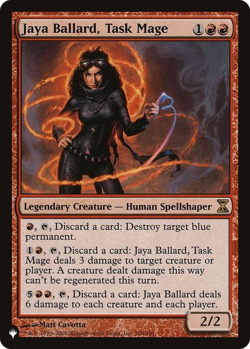 Jaya Ballard, Task Mage in the group Singles at Proxyprinters.com (3609)