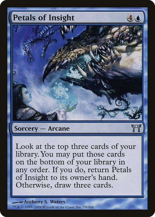 Petals of Insight in the group Magic the Gathering / Types / Colors / Blue at Proxyprinters.com (361)