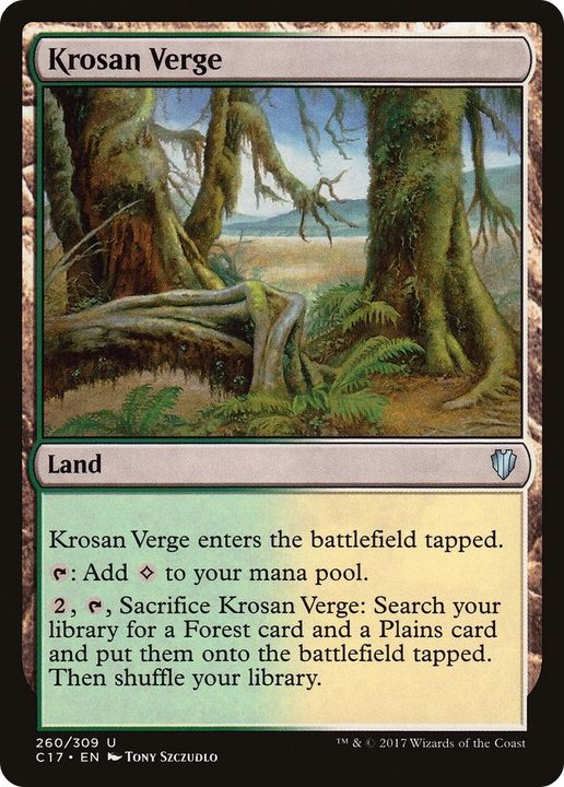 Krosan Verge in the group Magic the Gathering / Sets / Commander 2017 at Proxyprinters.com (3613)