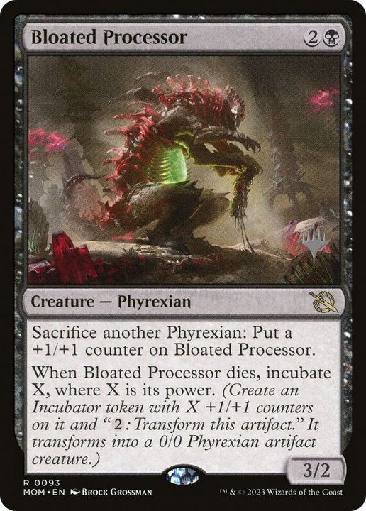 Bloated Processor in the group Magic the Gathering / Types / Colors / Black at Proxyprinters.com (3616)