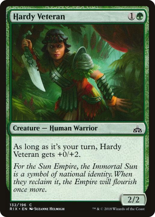 Hardy Veteran in the group Magic the Gathering / Sets / RNA Guild Kit at Proxyprinters.com (36167)