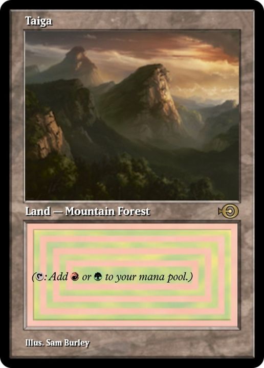 Taiga in the group Magic the Gathering / Types / Land / Forest at Proxyprinters.com (3617)