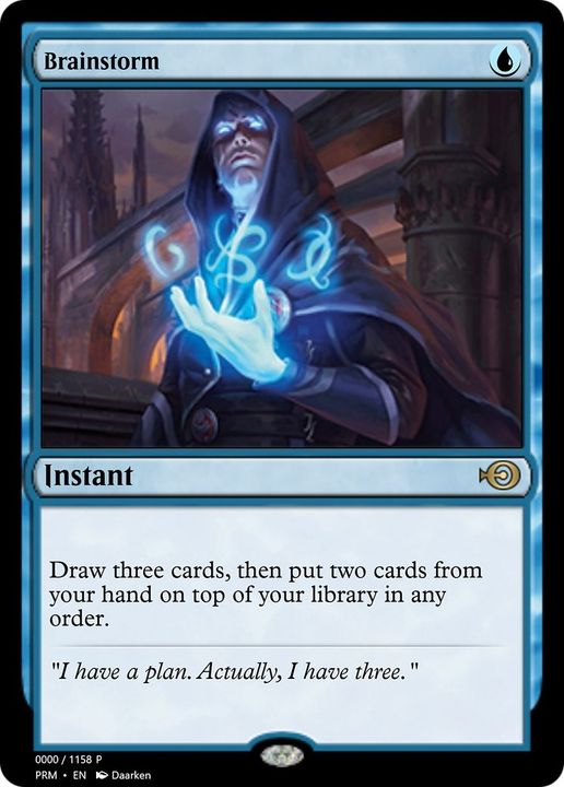 Brainstorm in the group Magic the Gathering / Types / Colors / Blue at Proxyprinters.com (36171)