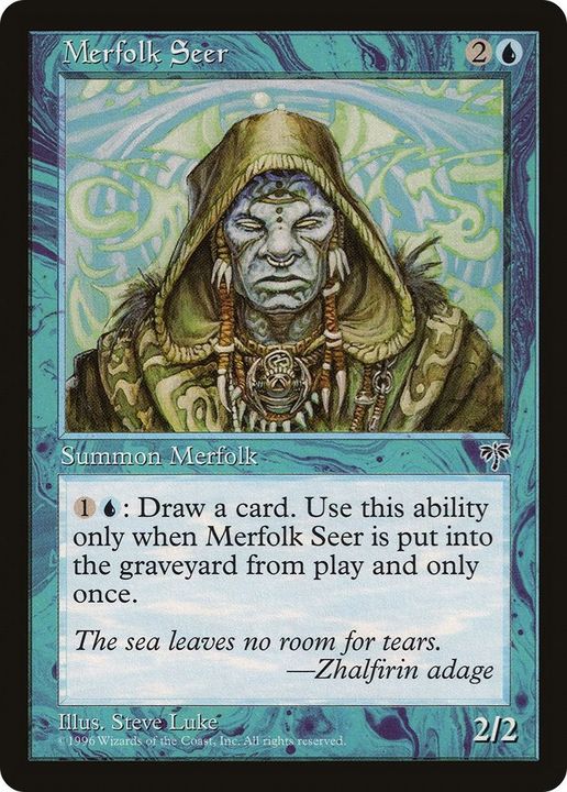 Merfolk Seer in the group Magic the Gathering / Types / Creatures / Wizard at Proxyprinters.com (36207)