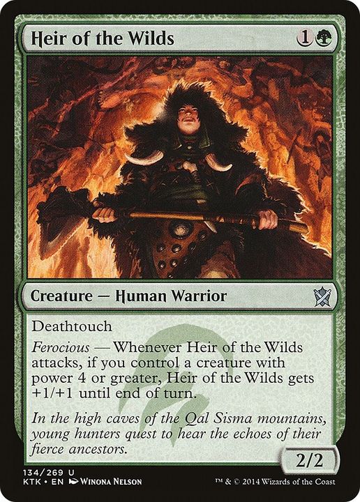 Heir of the Wilds in the group Magic the Gathering / Types / Creatures / Warrior at Proxyprinters.com (3621)