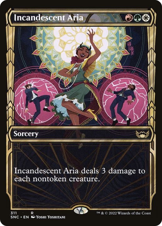 Incandescent Aria in the group Magic the Gathering / Types / Colors / Multicolors / G, R, W at Proxyprinters.com (36215)