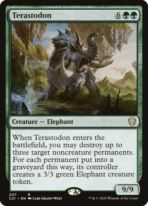 Terastodon in the group Magic the Gathering / Sets / Commander 2021 at Proxyprinters.com (36220)