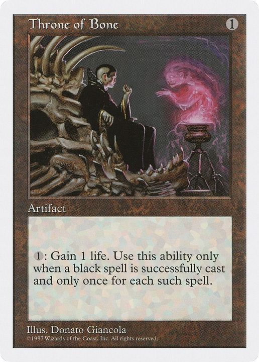 Throne of Bone in the group Magic the Gathering / Types / Artifacts / Artifact at Proxyprinters.com (36225)