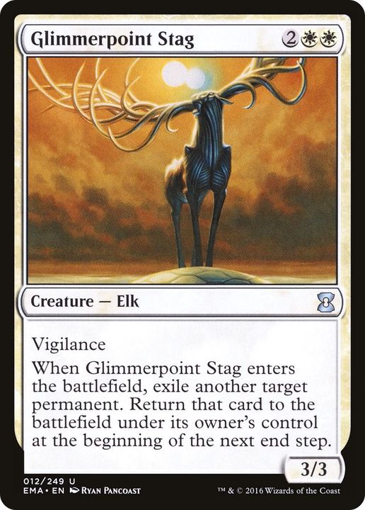 Glimmerpoint Stag in the group Magic the Gathering / Types / Colors / White at Proxyprinters.com (36227)