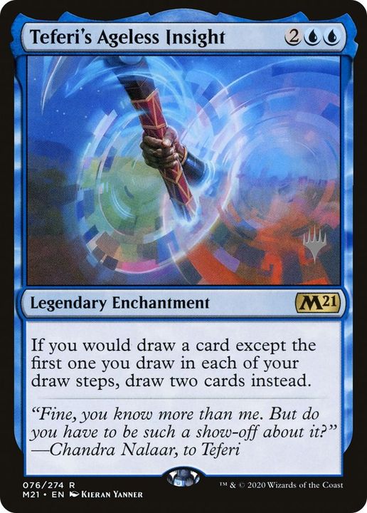 Teferi's Ageless Insight in the group Magic the Gathering / Sets / Core Set 2021 Promos at Proxyprinters.com (3624)