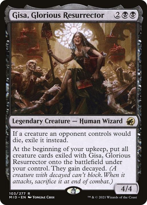 Gisa, Glorious Resurrector in the group Magic the Gathering / Types / Creatures / Wizard at Proxyprinters.com (36279)