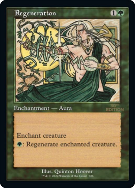 Regeneration in the group Magic the Gathering / Types / Colors / Green at Proxyprinters.com (36297)