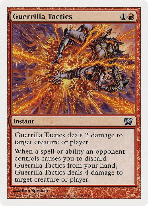 Guerrilla Tactics in the group Magic the Gathering / Types / Colors / Red at Proxyprinters.com (36303)