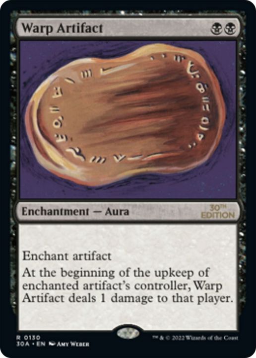 Warp Artifact in the group Magic the Gathering / Types / Colors / Black at Proxyprinters.com (36334)