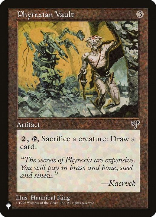 Phyrexian Vault in the group Magic the Gathering / Types / Artifacts / Artifact at Proxyprinters.com (36337)