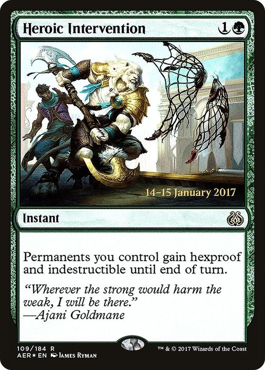 Heroic Intervention in the group Magic the Gathering / Types / Colors / Green at Proxyprinters.com (36341)